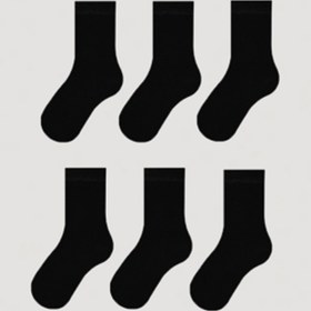 Resim MEM SOCKS 6'lı Unisex Çocuk Soket Çorap 