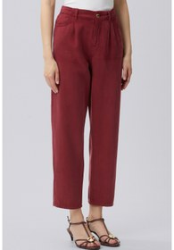 Resim Network Vişne Tencel Karışımlı Casual Pantolon 