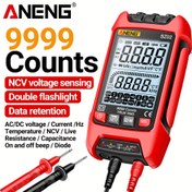 Resim ANENG SZ02 Akıllı Dijital Multimetre 9999 Sayım Gerçek RMS Otomatik Elektrik Kapasitans Ölçer Sıcaklık Direnç Transistör Test Cihazları Pilsiz 