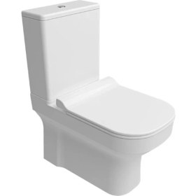 Resim Kale Loft Smart Duvara Sıfır Klozet Taharet Delikli+ Alttan Çıkışlı Rezervuar+ Ultra Slım Smartkapak +Iç Takım 