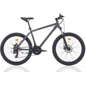 Resim BROSTER Astron 27,5'' Dağ Bisikleti Grey Matt, 41 CM Alüminyum Kadro, 21 Vites, Kilitlenebilir Maşa 