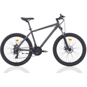 Resim BROSTER Astron 27,5'' Dağ Bisikleti Grey Matt, 41 CM Alüminyum Kadro, 21 Vites, Kilitlenebilir Maşa 