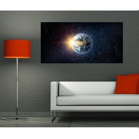 Resim Arkası Yapışkanlı Duvar Poster Dünya 