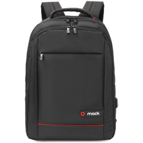 Resim Mack MCC-006 15.6" Office USB Girişli Notebook Sırt Çantası 