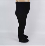 Resim Bebek Pamuklu Külotlu Çorap Siyah 