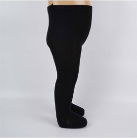 Resim Bebek Pamuklu Külotlu Çorap Siyah 