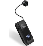 Resim LinkTech V80 Pro Ekranlı Makaralı Titreşimli Bluetooth Kulaklık 