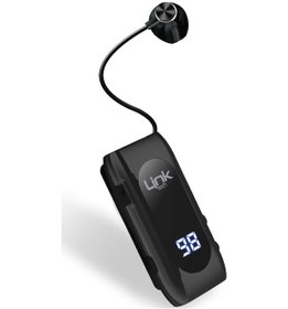 Resim LinkTech V80 Pro Ekranlı Makaralı Titreşimli Bluetooth Kulaklık 