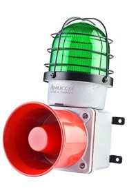 Resim Genel Markalar E125 Serisi 7 Sesli Çakar Kafesli Endüstriyel Siren Snt-e12513-d - 12-30v/dc - Beyaz 