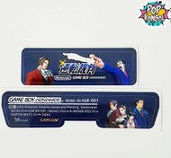 Resim Nintendo GameBoy Advance Arka Yapıştırma Ace Attorney GBA Back Tag Sticker MODEL 05 POPKONSOL