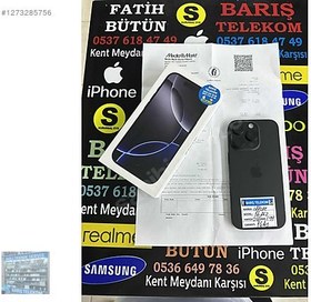 Resim Apple iPhone 16 Pro İkinci El TR | 256 GB | Siyah 