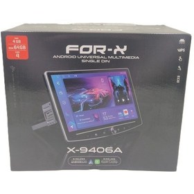 Resim For-x Android Teyp 10.1 4 Ram 64 Hafıza - Oynar Kafa Android Multimedya For-x X-9406a Tek Din 3 