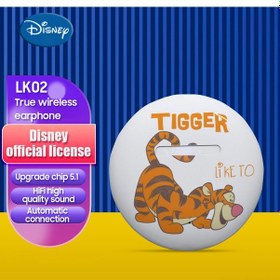 Resim Geeroyoo Disney Lk02 Bluetooth 5.1 Kulaklıklar - Hıfı Ses, Spor İçin, Mickey Tasarımı, Type-c Şarj Kutusu Beyaz Tigger Lk02 