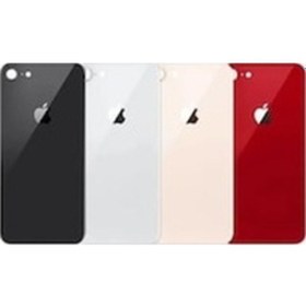 Resim Apple Uyumlu iPhone 8g Arka Batarya Kapağı Siyah 