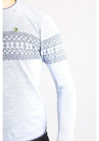 Resim Layyagosta Erkek Triko Kazak Gri (504887616) Gri 