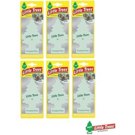 Resim Little Trees Frosted Pine - Çam Ormanı Asmalı Oto Kokusu 6 Adet 