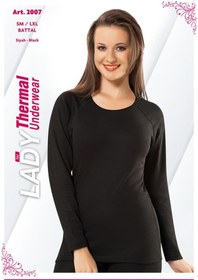 Resim 2 Takım Kota Thermal Uzun Kol Bayan Termal İçlik Siyah 2 Adet Çok Renkli 