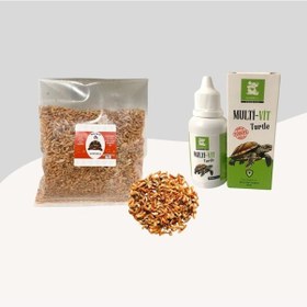 Resim Kaplumbağalar İçin Gammarus Karides 50gr + Kaplumbağalar İçin Multivitamin 50ml 