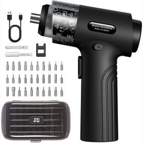 Resim Kingsdun 35 Parçalı Manyetik Uç 5V 2500mAH Şarjlı Tornavida Seti 