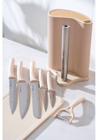 Resim Cooper 8 Parça Standlı Kesme Tahtası Ve Bıçak Seti Diğer 