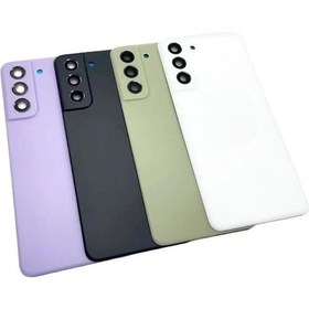 Resim Samsung Galaxy S21fe G990b İle Uyumlu Arka Pil Kapak Beyaz 