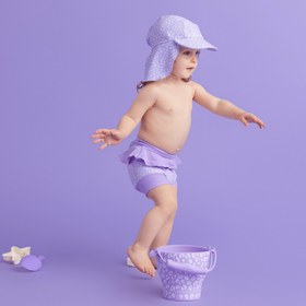 Resim Swim Essentials Yazlık Kız Çocuk Şapka - Lila Leopar Lila - Lila / 1-2 Yaş 
