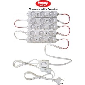 Resim Akvaryum Modül Led Aydınlatma Beyaz Işık Anahtarlı 5'Li 432001734 