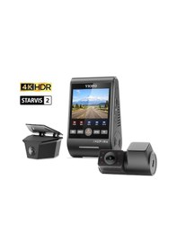 Resim Viofo A229 Ultra-w 3 Kameralı Ön+arka Su Geçirmez+iç 4k+4k+1080p Hdr Sony Starvıs 2 Sensörlü Gps'li Araç Kamerası 