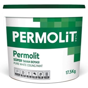 Resim Permolit Süper Tavan Boyası Beyaz-17,5 Kg 