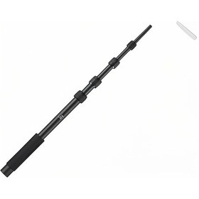 Resim Leezsing Hafif Ve Dayanıklı 5 Bölmeli Mikrofon Uzatma Çubuğu - 155cm Uzunluk, 1/4 Vida Bağlantılı 