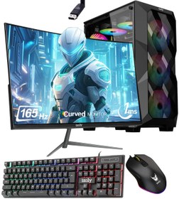 Resim İzoly Registeel x I7-10700F 16GB 512GB M.2 Nvme Rtx 2060S 8gb 24" 165Hz Oyuncu Masaüstü Bilgisayarı 