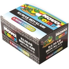 Resim Nova Color Kumaş Boyası Seti 6 Renk X 30 Ml. 