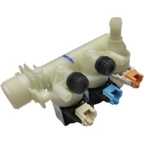 Resim Ariston Uyumlu Aqualtis Çamaşır Makinesi Üçlü Grup Soket Su Giriş Ventil 