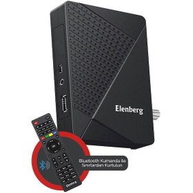 Resim Elenberg ELB-2023B Çanaklı Çanaksız İnternet TV Destekli Bluetooth Kumandalı Full HD Uydu Alıcı 