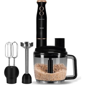 Resim GoldStar Multimax Geniş Hazneli 1500 Watt 5 In 1 Mutfak Robotu Multi Blender Seti ST-7200 