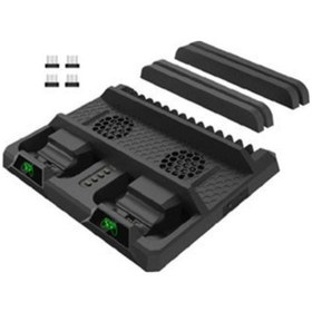 Resim Xbox One Dik Tutma Standı Fanlı Ikli Şarjlı Göstergeli Dock Xbox One X S 
