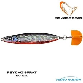 Resim Savage Gear Psycho Sprat 60gr. Suni Yem Red N Black 