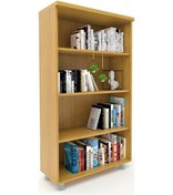 Resim Modüler Dünyası Kitaplık Dosya Dolabı Teak - 80X35X153 Teak 