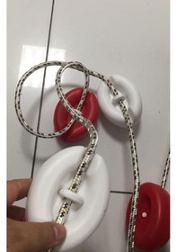 Resim Sahil Emniyet Kulvar Şamandırası Halatlı 100 Metre Çok Renkli 