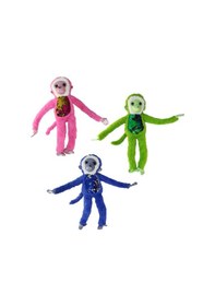 Resim Süslü Maymunlar Peluş Oyuncak 45 cm 1 adet 