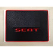 Resim Aksesuar Seat Logolu Kaydırmaz Torpido Pedi - Göğüs Üstü Kaydırmaz Ped (seat Logosu, Seat Arması) 