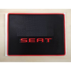Resim Aksesuar Seat Logolu Kaydırmaz Torpido Pedi - Göğüs Üstü Kaydırmaz Ped (seat Logosu, Seat Arması) 