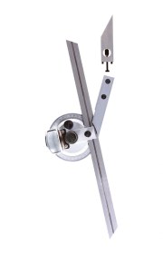 Resim 0-360 Derece Ekonomik Tip Mercekli Gönye 