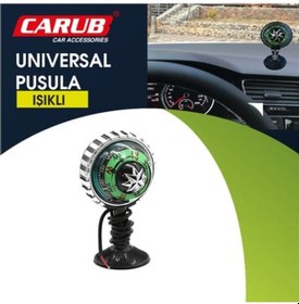 Resim Carub Vantuzlu Işıklı Pusula Nostalji Model Büyük Boy Br5201302 1 Adet 