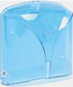 Resim Titiz Tp-267 Z Katlama Kağıt Havlu Dispenseri Aparatı - Şeffaf Mavi - Plastik - 28 Cm. - 1 Adet Şeffaf 