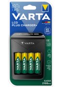 Resim Varta 57687 LCD Pil Şarj Cihazı + Varta 2100 mAh Pil 4'lü 