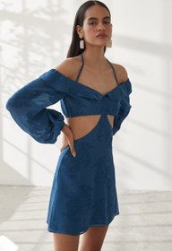 Resim Urban Muse Düşük Omuz Dekolteli Elbise 