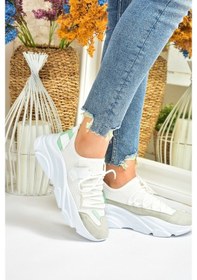 Resim Fox Shoes Beyaz Kumaş Kadın Spor Ayakkabı M973510404 