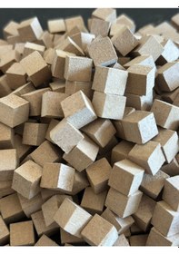 Resim Nest Woodtr 1x1x1cm 100 Adet Mdf Küp Ham Doğal Boyanabilir Mdf Küp Minecraft Küp Zeka Oyunu 