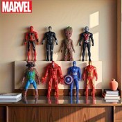 Resim 8 Parça Marvel Avengers Figürleri, Örümcek Adam, Demir Adam, Kaptan Amerika Süper Kahraman Araba Dekorasyonu, Ev Görüntüsü, Ofis Koleksiyonu ve Tatil Hediyeleri İçin Mükemmel 